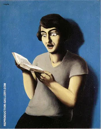 The Subjugated Reader 1928 By Rene Magritte
