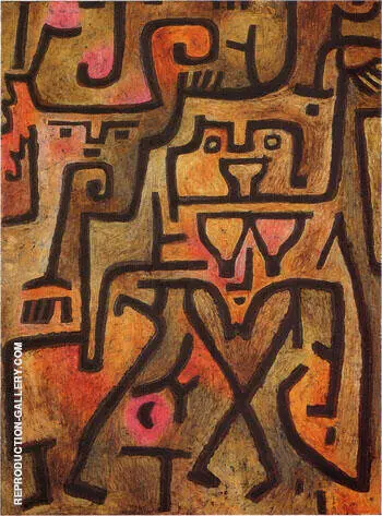 Forest Witches 1938 By Paul Klee