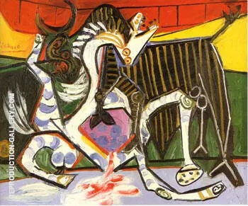 Bullfight 1834 By Pablo Picasso