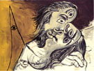 Le Baiser 1969 By Pablo Picasso