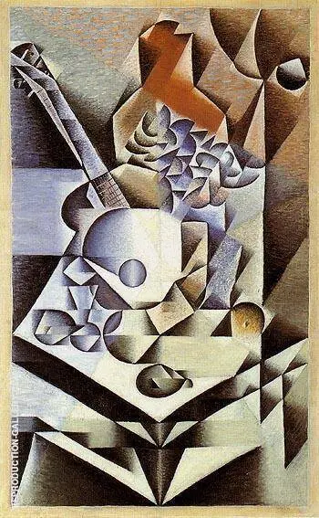 Still Life with Flowers 1912 By Juan Gris