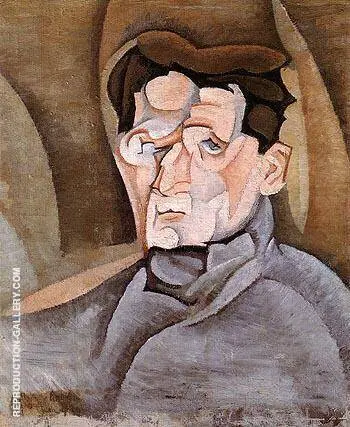 Portrait of Maurice Raynal 1912 By Juan Gris