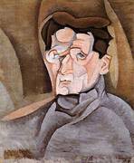Portrait of Maurice Raynal 1912 By Juan Gris