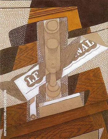 The Pipe 1916 By Juan Gris