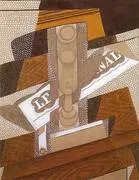 The Pipe 1916 By Juan Gris