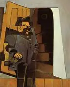 The Peasant in Blue Smock The Miller 1918 By Juan Gris