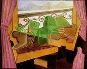 Open Window with Hills 1923 By Juan Gris
