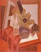 The Flower on the Table 1925 By Juan Gris