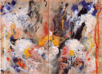 Untitled 1944 by Jackson Pollock (Inspired By) | Oil Painting Reproduction