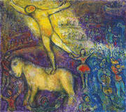 At the Circus By Marc Chagall