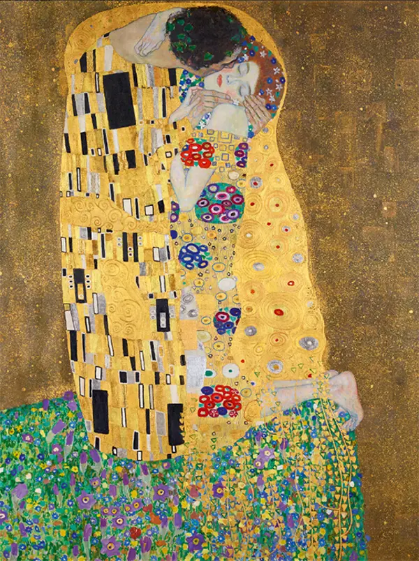 The Kiss By Gustav Klimt