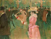 At the Moulin Rouge The Dance 1890 By Henri De Toulouse Lautrec
