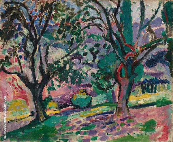 Promenade among the Olive Trees By Henri Matisse