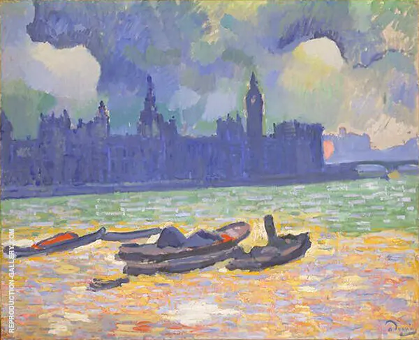 The Palace of Westminster 1906 By Andre Derain