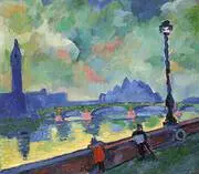 The Thames at Wesminster Bridge 1906 By Andre Derain