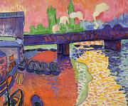 Hungerford Bridge at Charing Cross 1906 By Andre Derain