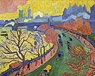 Victoria Embankment 1906 By Andre Derain
