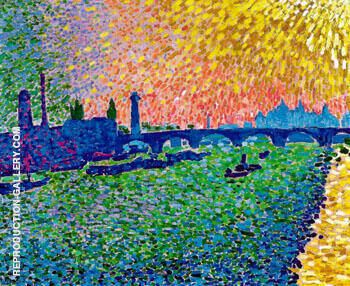 Waterloo Bridge 1906 by Andre Derain | Oil Painting Reproduction