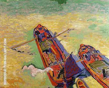 The Two Barges 1906 By Andre Derain