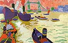 Boats on the Thames 1906 By Andre Derain