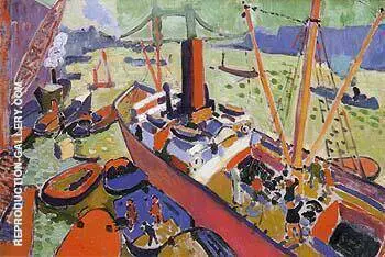 The Pool of London 1906 By Andre Derain