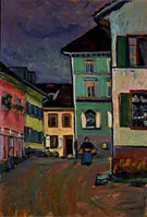 Murnau Top of the Johannisstrasse, 1908 By Wassily Kandinsky