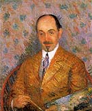 Portrait of Ernest Lawson 1910 By William Glackens