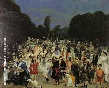 In the Buen Retiro 1906 By William Glackens
