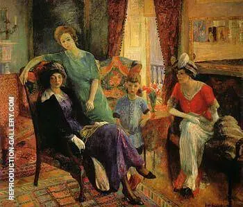 Family Group 1910 By William Glackens