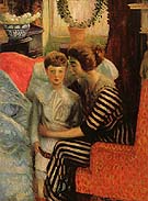 The Artist s Wife and Son 1911 By William Glackens