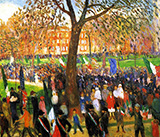 Parade Washington Square 1912 By William Glackens