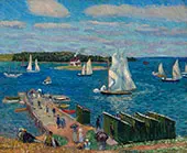 Mahone Bay 1910 By William Glackens