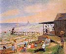 Beach Side 1913 By William Glackens