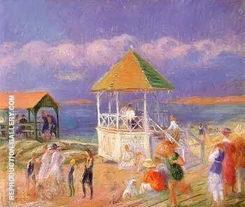 The Bandstand 1919 By William Glackens