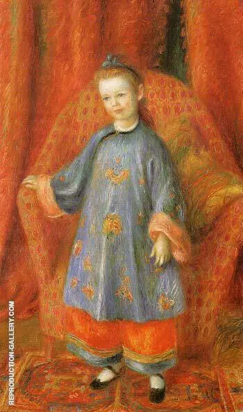 The Artist s Daughter in Chinese Costume 1918 By William Glackens