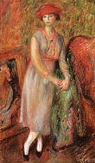 Stand Girl in White Spats 1915 By William Glackens