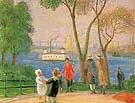 Carl Schurz Park New York 1922 By William Glackens