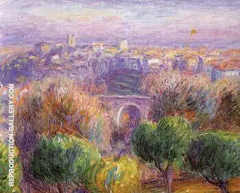 Town of Vence 1925 By William Glackens
