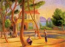 Bowlers La Ciotat 1930 By William Glackens
