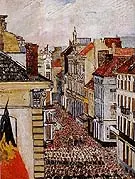 Music in the Rue de Flandre 1891 By James Ensor