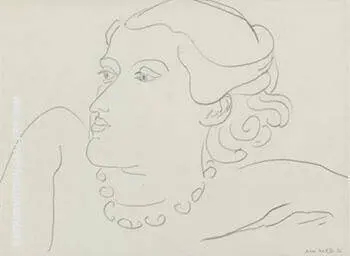 Lydia 1936 By Henri Matisse