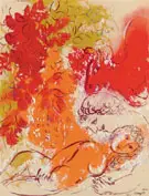 The Couple 1856 By Marc Chagall