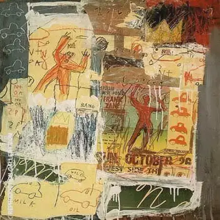 Untitled 1981 B By Jean-Michel-Basquiat