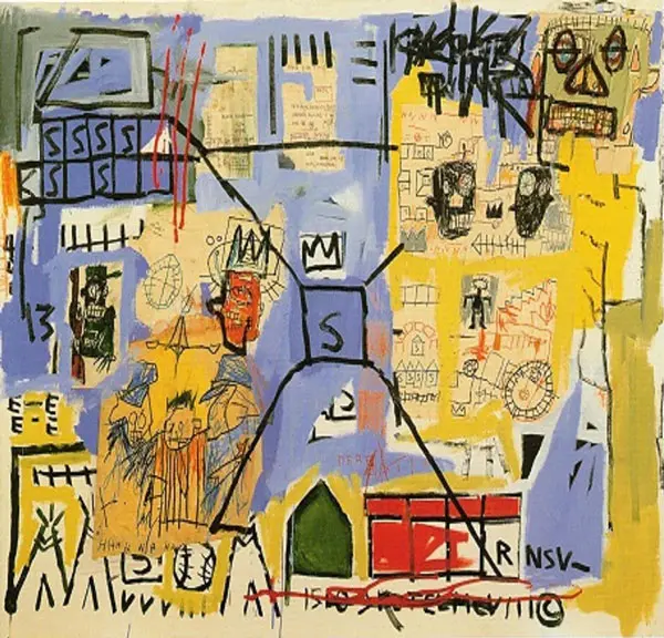 Untitled 1981 C By Jean Michel Basquiat