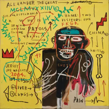 All Colored Cast Part II 1982 By Jean-Michel-Basquiat
