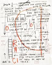 Untitled Olive Oil 1982 By Jean Michel Basquiat
