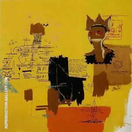 Untitled from the Blue Ribbon series 1984 By Jean-Michel-Basquiat