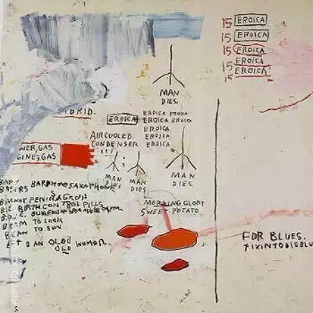 Eroica I 1988 By Jean-Michel-Basquiat