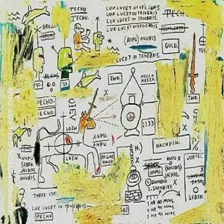 Techu Anpu By Jean-Michel-Basquiat