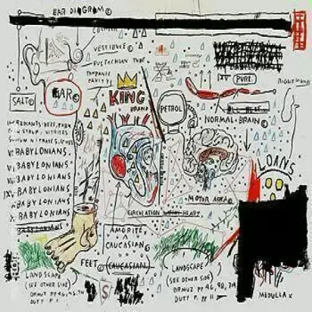 King Brand By Jean-Michel-Basquiat